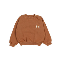 BÚHO OFT FLEECE SWEATSHIRT TOFFEE