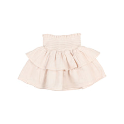 BÚHO LUREX SKIRT CREAM PINK