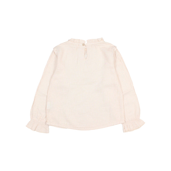 BÚHO LUREX BLOUSE CREAM PINK