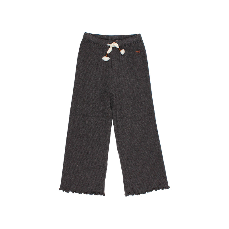 BÚHO SOFT RIB PANTS - ANTHRACITE