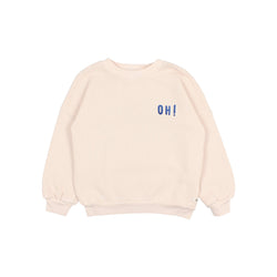 BÚHO SOFT FLEECE SWEATSHIRT CREAM PINK