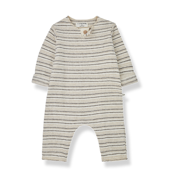 RECYCLED EXTRA SOFT STRIPED FLEECE - MAEL