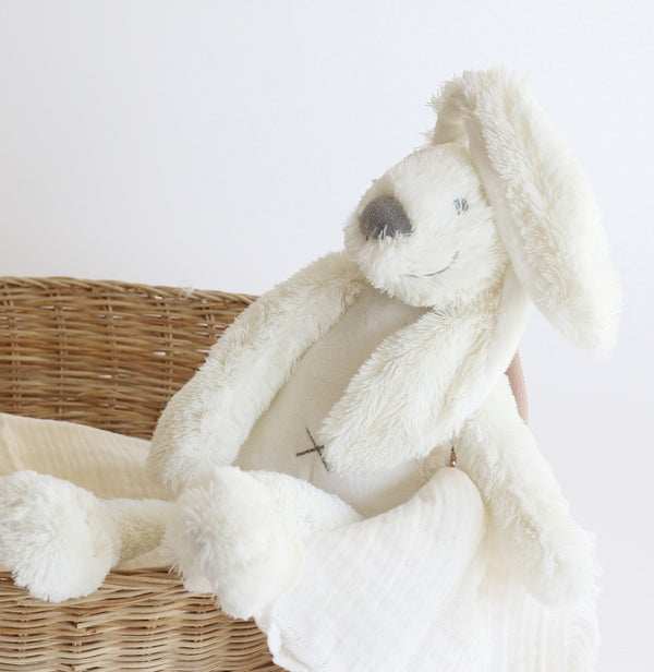 KNUFFEL BUNNY SOFT WHITE - PERSONALISEERBAAR