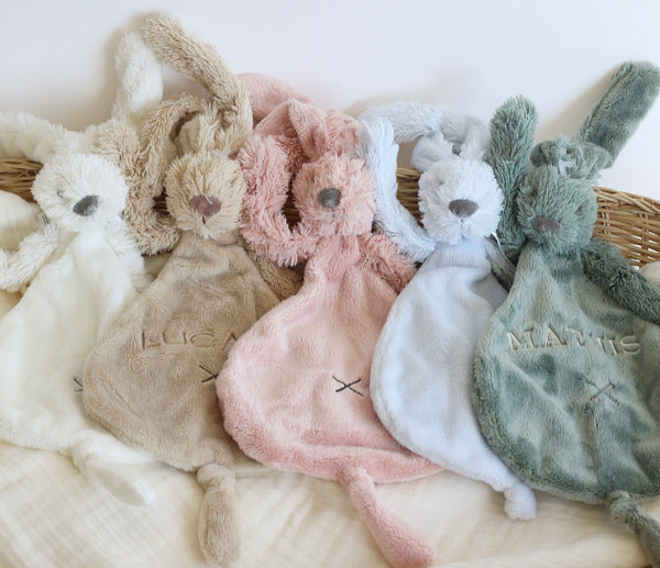 BUNNY SOFT BABY BLUE - PERSONALISEERBAAR