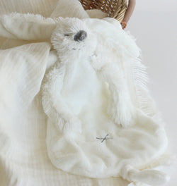 BUNNY SOFT WHITE - PERSONALISEERBAAR