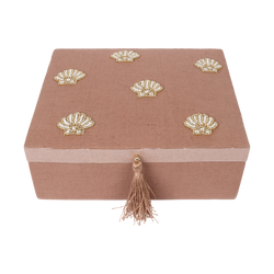 Cotton Linen box Terra Shell