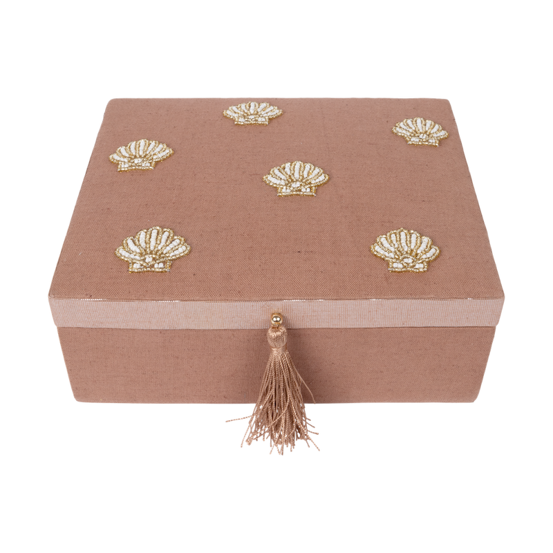 Cotton Linen box Terra Shell
