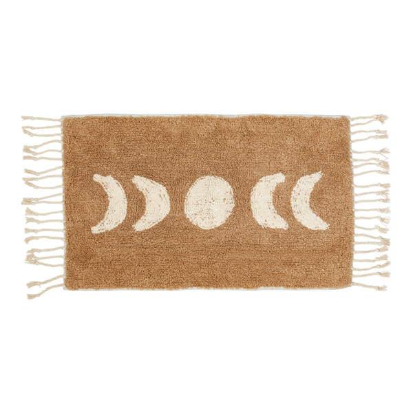 Bath mat - moonphase taupe