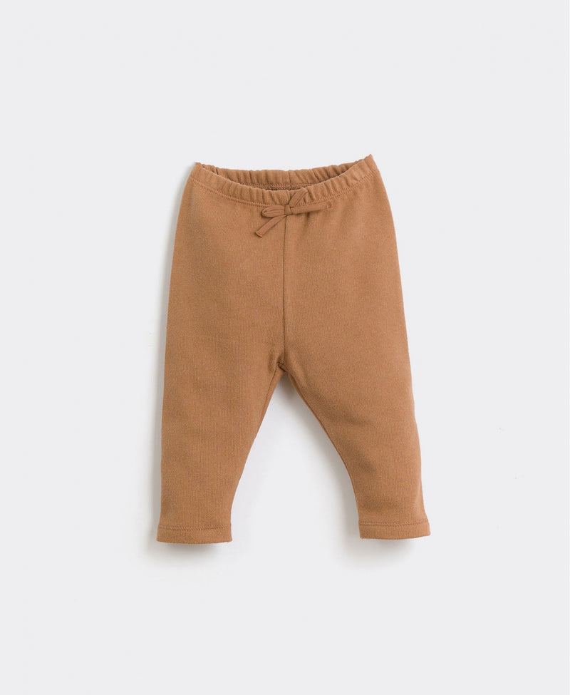 LEGGING RECYCLED COTTON - COCOA