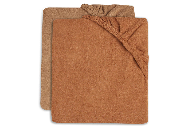 Changing mat cover - duo pack caramel/biscuit