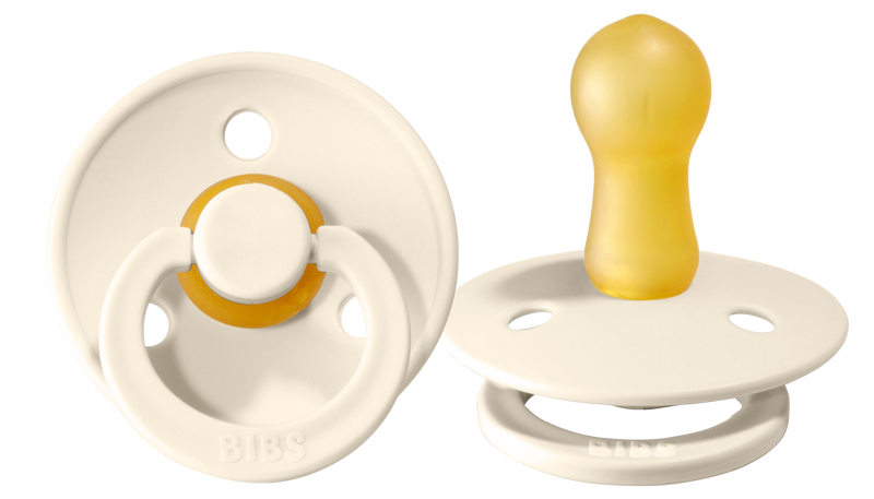 BIBS PACIFIER 6-18MONTH - IVORY