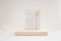 CARD - DRIED FLOWERS - METER - COLLECTION 3