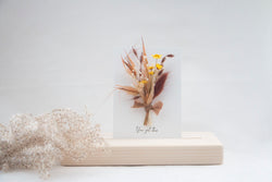 CARD - DRIED FLOWERS - YOU GOT THIS