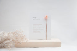 CARD - DRIED FLOWERS - MAMA- COLLECTION 3
