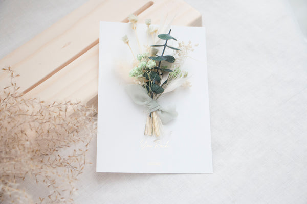 CARD - DRIED FLOWERS - YOU ROCK