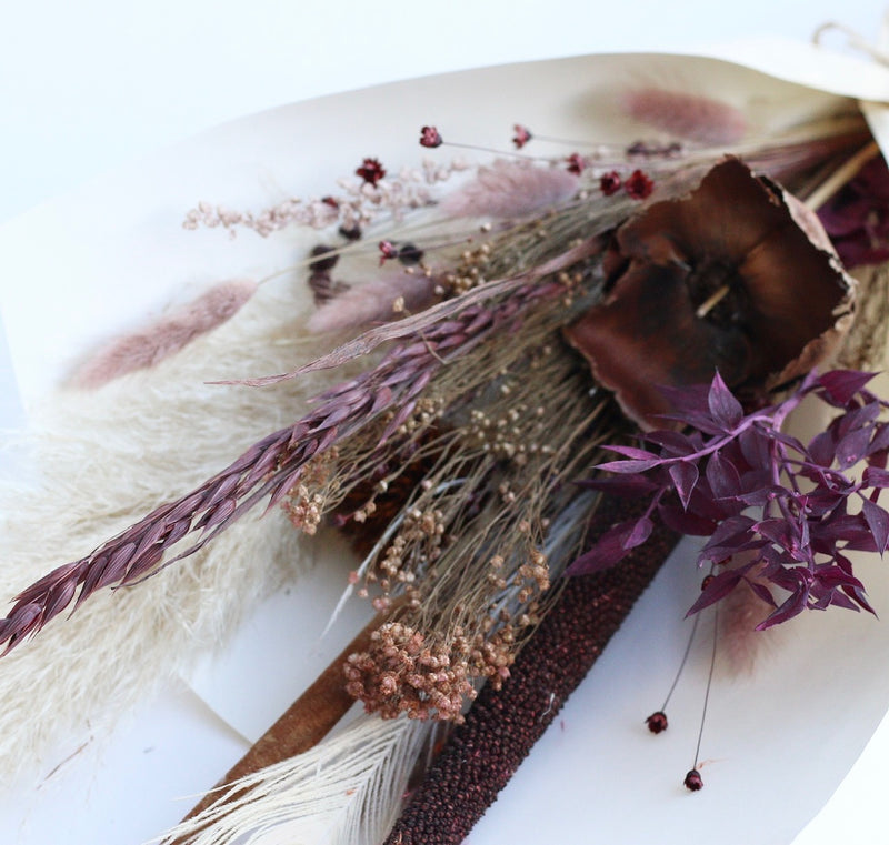 DRIED FLOWER BOUQUET - PURPLE LOVE
