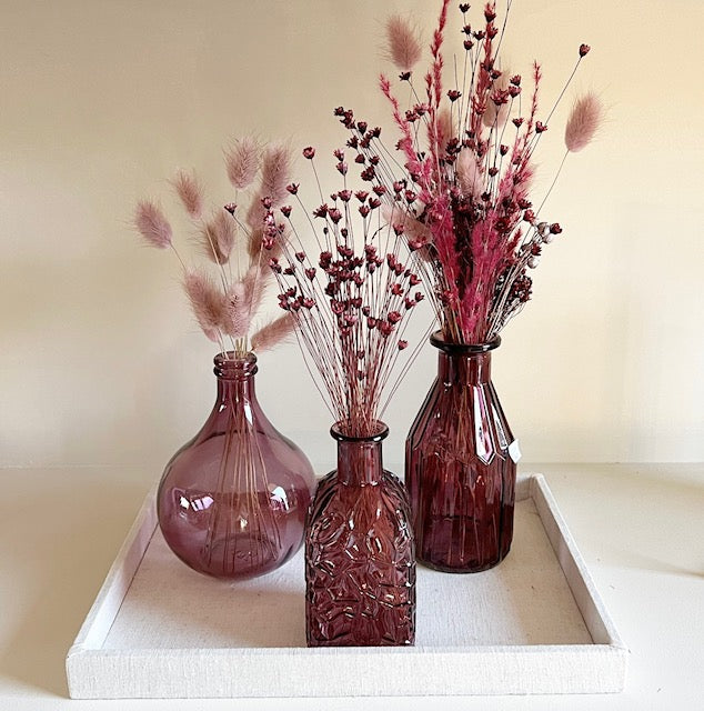 Set of 3 vases - Old Pink