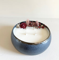 Scented Candle - Dried Flowers - Medium