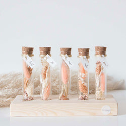 DRIED FLOWER TUBES GODMOTHER - PEACH